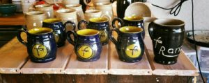 Hummingbird Pottery Mugs